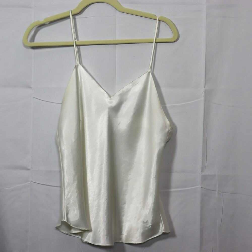 Go Softly M White Satin‎ Camisole